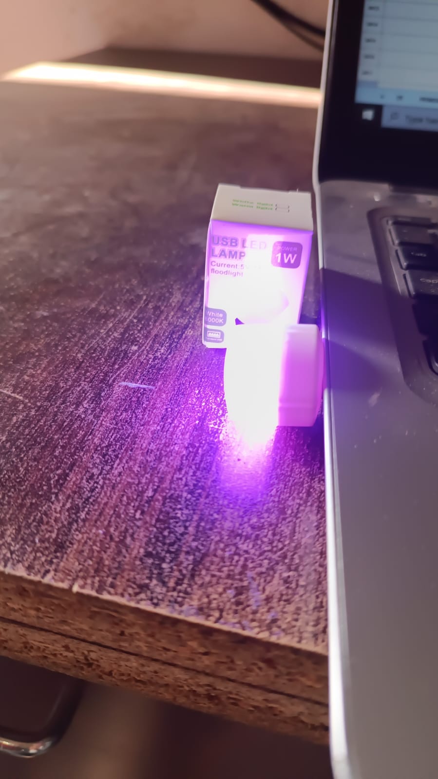 Usb Led Lamp Night Light Mini Portable For Pc And Laptop (5 Pcs Mix Color) - BP4U