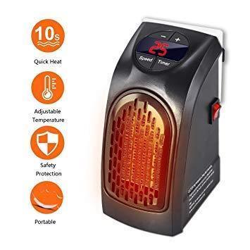 251 Electric Mini Handy Heater Plug-in Wall (400w) - BP4U