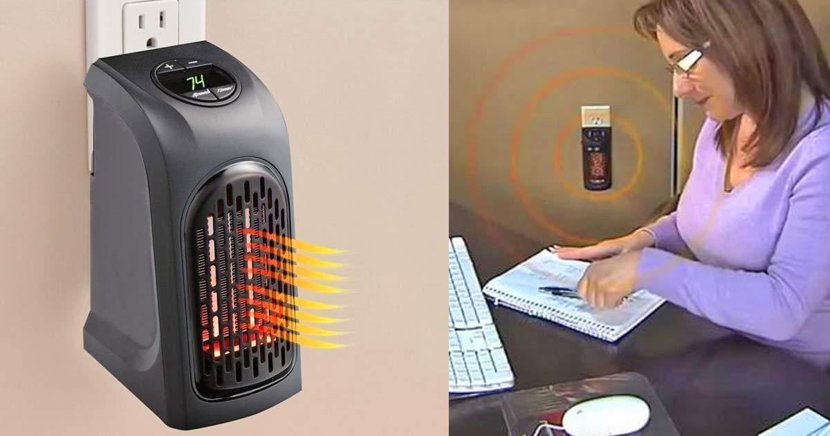 251 Electric Mini Handy Heater Plug-in Wall (400w) - BP4U