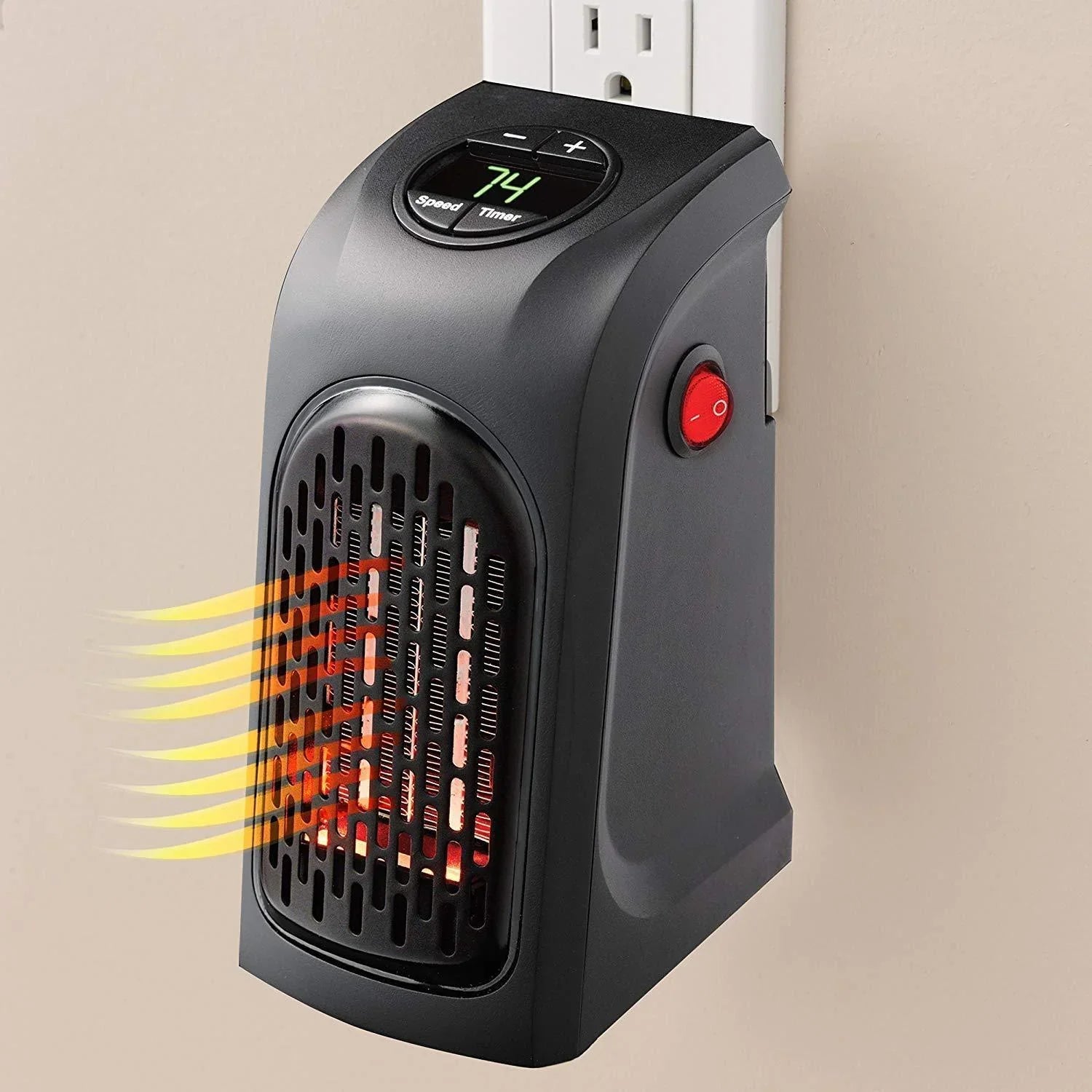 251 Electric Mini Handy Heater Plug-in Wall (400w) - BP4U