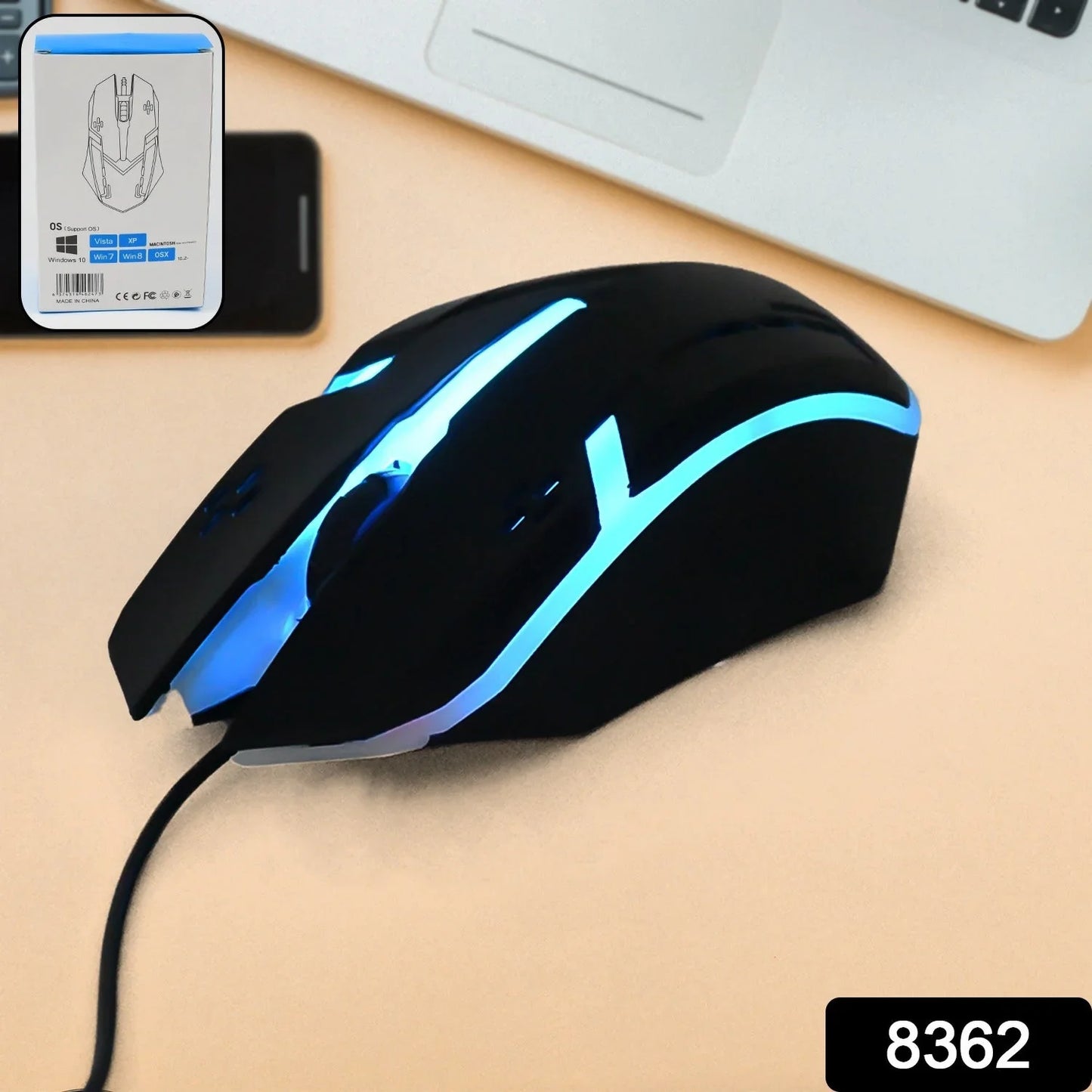 Computer Laptop Usb Wired Optical Mouse - BP4U