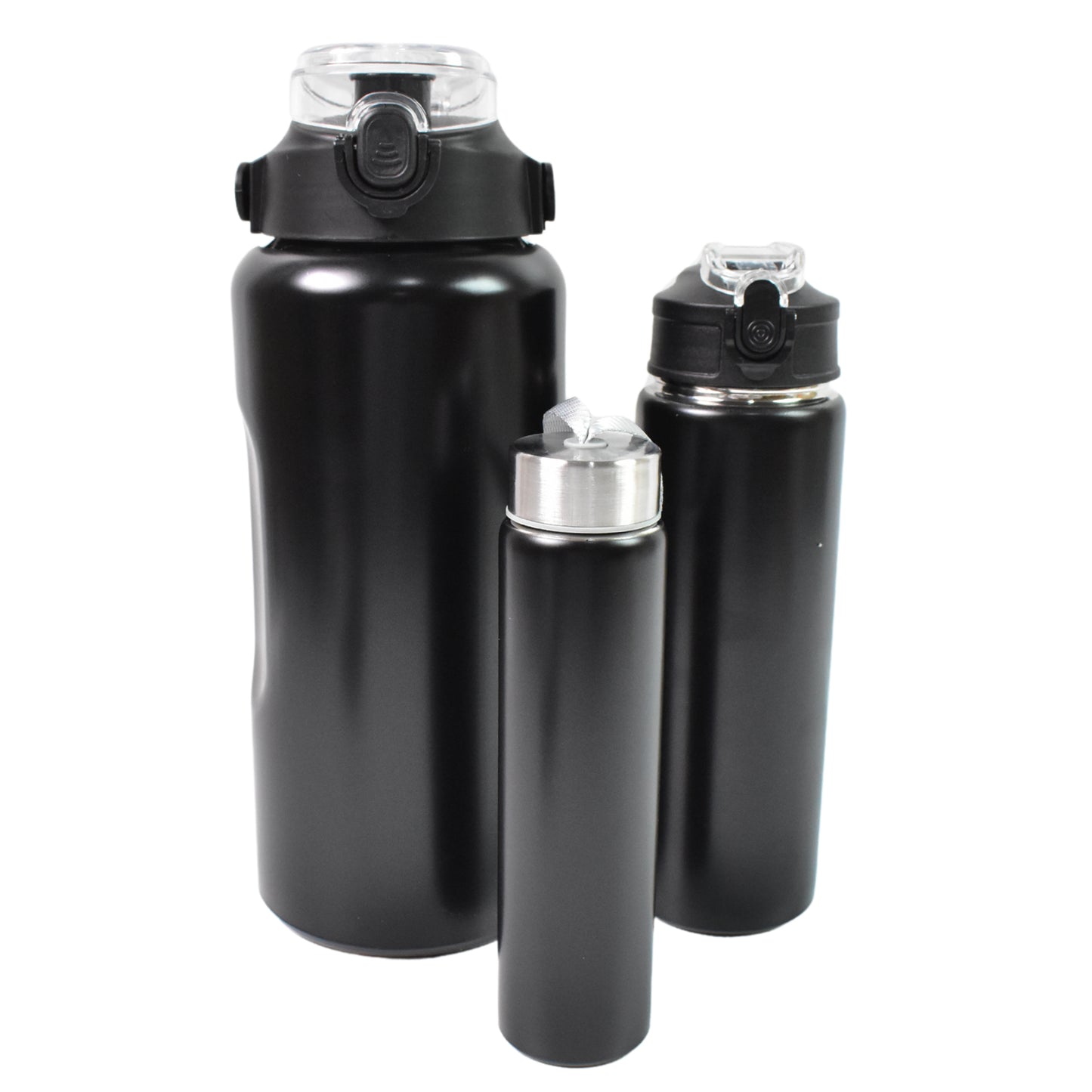 3 In 1 Stainless Steel Insulated Water Bottle Double Wall Vacuum - BP4U