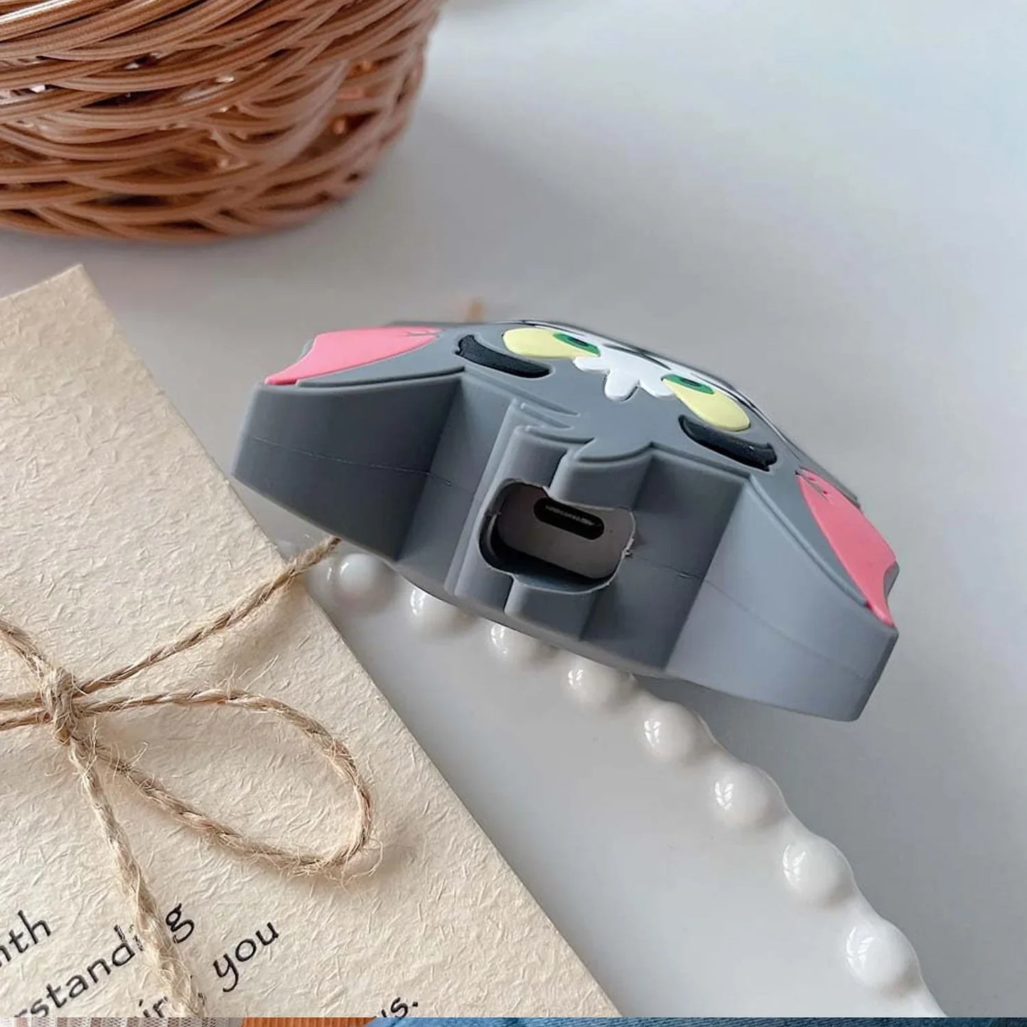 Cartoon Character Silicon Charger Case Cover For Ip 18-20w (Mix Design 1 Pc) - BP4U