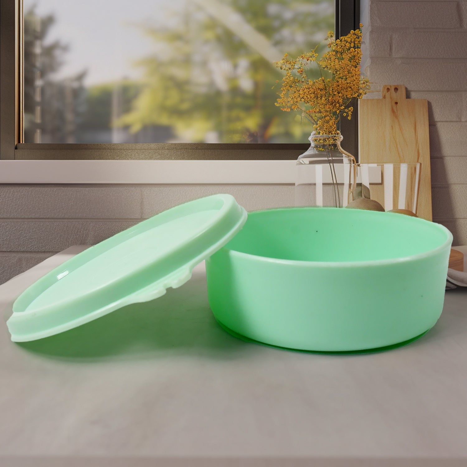 Tiffin Lunch Box Set with 3 Stainless Steel Containers, Salad Box, Leak-Proof & Microwave Safe - BP4U