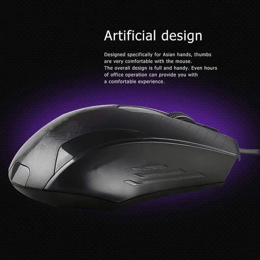 Computer Laptop Wired Optical Mouse (1 Pc) - BP4U