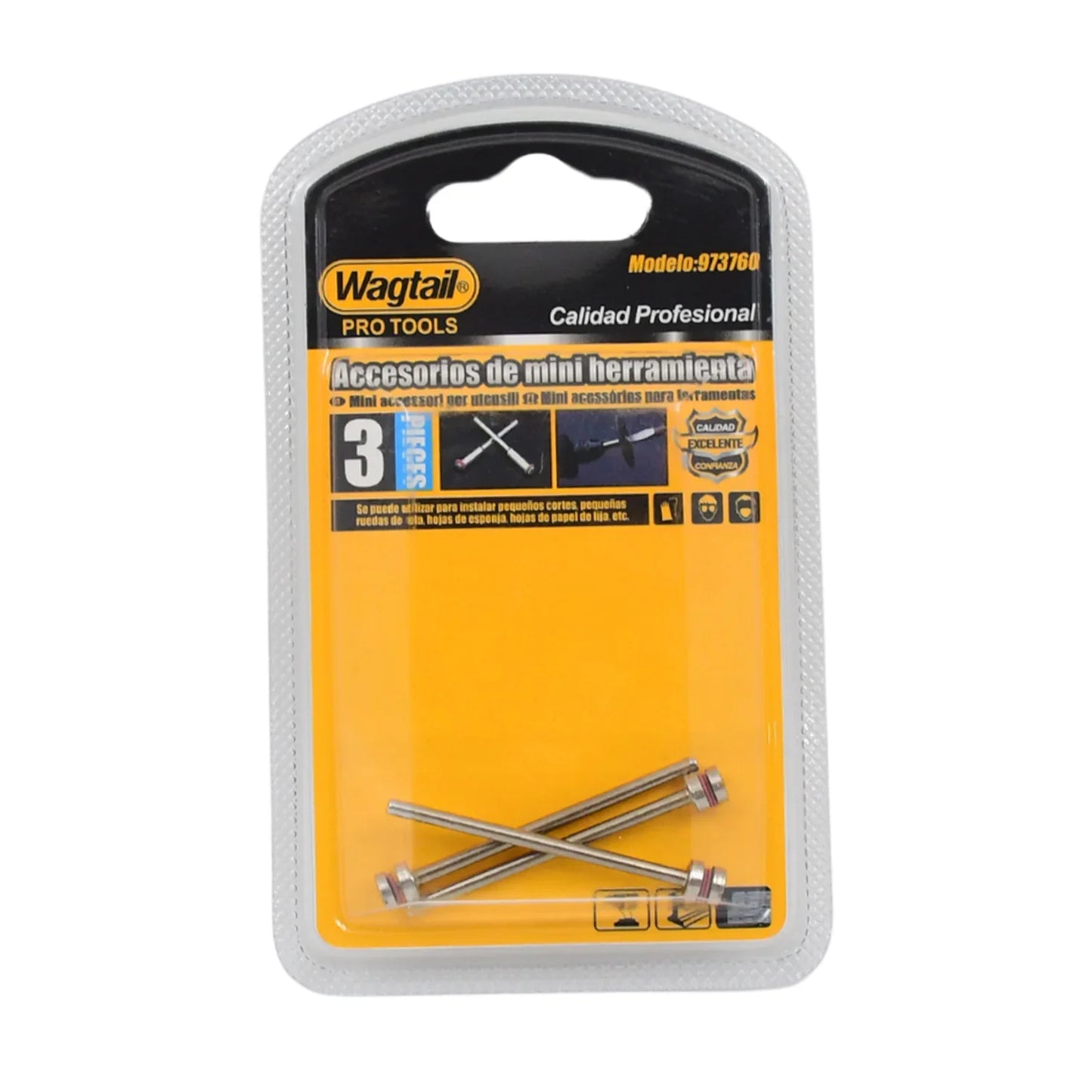Cut-off Wheel Screw Mandrels Shank Dia Cutting Disc Holder (3 Pcs Set) - BP4U