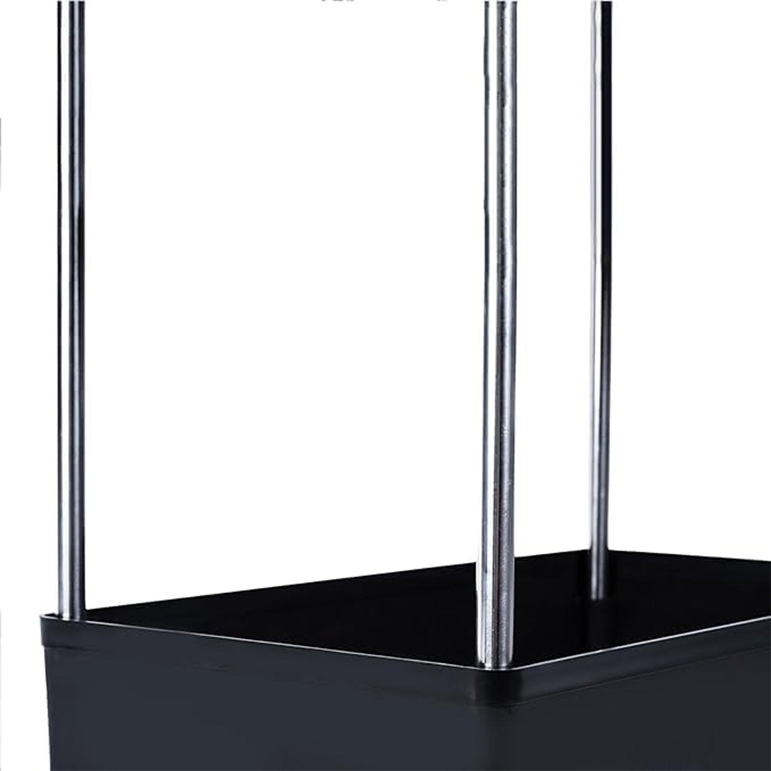 4-Layer Multi-Purpose Movable Storage Rack Trolley with Wheels – Heavy Duty Plastic Organizer - BP4U